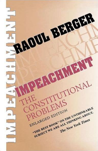 impeachment the constitutional problems Doc